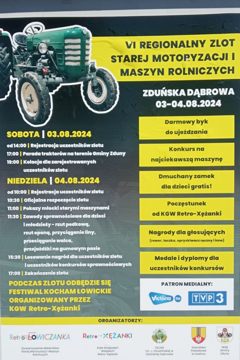 VI Regionalny Zlot Starej Motoryzacji - Zduńska Dąbrowa 2024